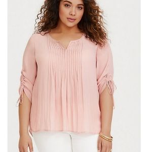 Torrid Peach Blouse